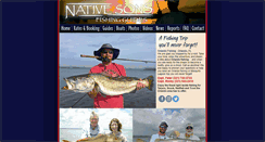 Desktop Screenshot of nativesonsfishing.com