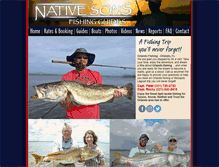 Tablet Screenshot of nativesonsfishing.com